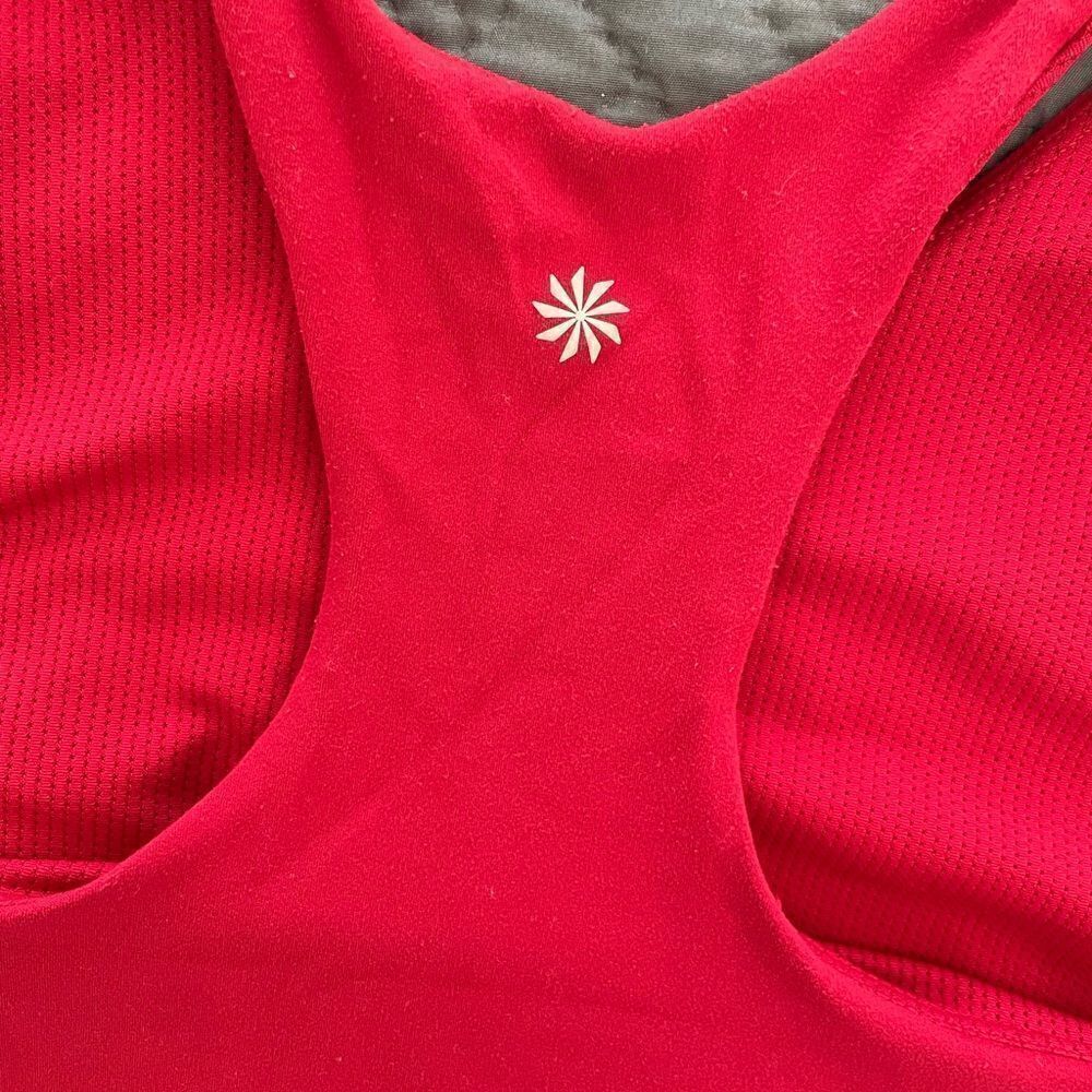 Red Athleta Matching Workout Set - Picture 4 of 13